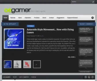 Asgamer.com(Flash Game Development Tutorials) Screenshot