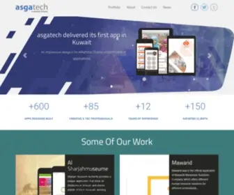 Asgatech.com(Mobile Apps & Solutions Development) Screenshot