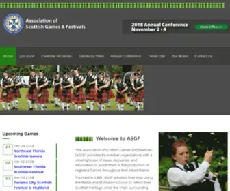 ASGF.org(Association of Scottish Games & Festivals) Screenshot