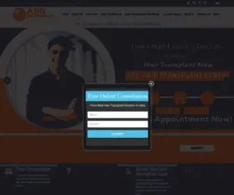 Asghairtransplant.com(Hair Transplant in Ludhiana) Screenshot