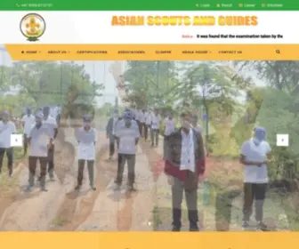 Asgindia.org(Asian Scouts and Guides) Screenshot