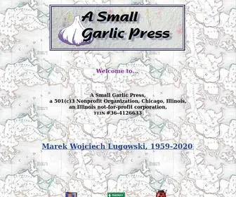 ASGP.org(A Small Garlic Press) Screenshot