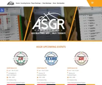 Asgrbasketball.com(ASGR Basketball) Screenshot