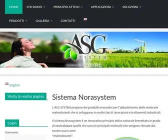 Asgsystem.it(Abbattimento Odori Industriali) Screenshot