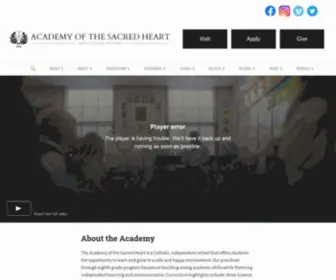 ASH1818.org(We educate and inspire the heart and mind of each child) Screenshot