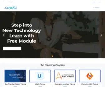 Asha24.com(Asha24 Training & Certification (The Only Original Website)) Screenshot