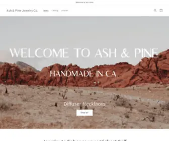 Ashandpine.com(Ash & Pine Jewelry Co) Screenshot