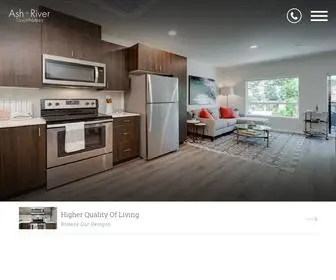 Ashandriver.com(River Townhomes) Screenshot