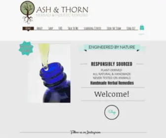 Ashandthorn.ca(Ash & Thorn Herbals) Screenshot