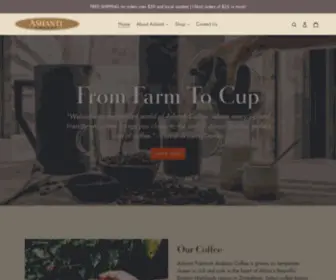 Ashanticoffee.com(Ashanti Coffee Roasters) Screenshot