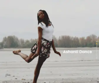 Ashantidance.com(Ashanti Dance) Screenshot