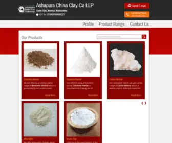 Ashapurachinaclay.co.in(Ashapura China Clay Llp) Screenshot