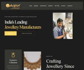 Ashapurigold.com(Ashapuri Gold Ornament Ltd) Screenshot