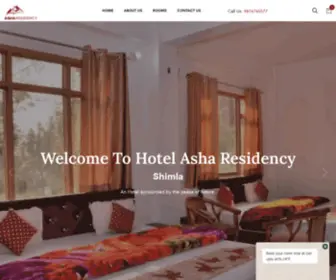 Asharesidency.com(Hotel Surrounded by the peace of Nature) Screenshot