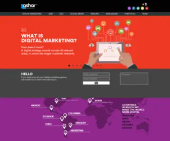 Asharmarketing.com(Digital Marketing Agency in Latam & Spain) Screenshot