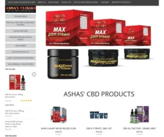 Ashaselixirs.com(CBD Store Daytona Beach Fl Ashas' Elixirs) Screenshot