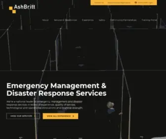 Ashbritt.com(AshBritt Environmental) Screenshot