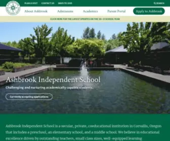 Ashbrookschool.org(Ashbrook Independent School) Screenshot