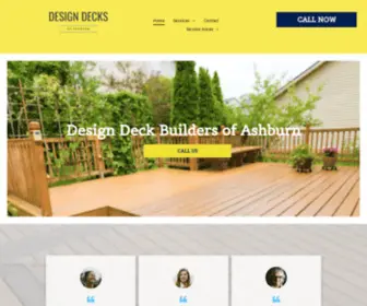 Ashburndeckbuilders.com(Design Decks of Ashburn) Screenshot