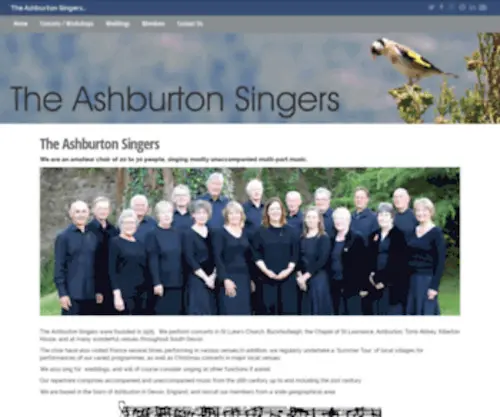 Ashburtonsingers.co.uk(The Ashburton Singers) Screenshot