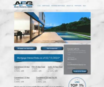 Ashbyfinancialgroup.com(Refinance) Screenshot