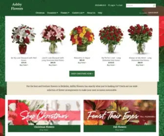 Ashbyflowers.com(Berkeley Florist) Screenshot