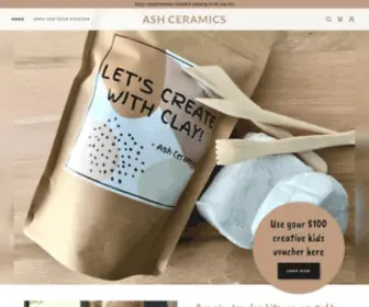 Ashceramics.com.au(Ash ceramics) Screenshot