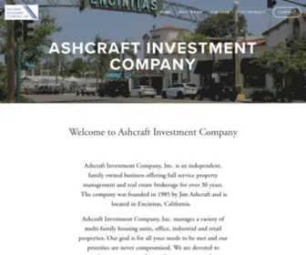 Ashcraftinvestments.com(Ashcraftinvestments) Screenshot