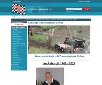 Ashcroft-Transmissions.co.uk(Ashcroft Transmissions) Screenshot