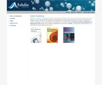 Ashdin.com(Ashdin Publishing) Screenshot