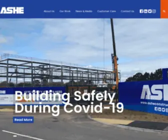 Ashe-Group.co.uk(Ashe Construction) Screenshot