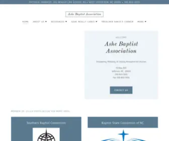 Ashebaptist.org(Ashe Baptist Association) Screenshot