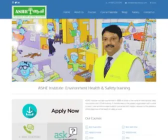 Asheinstitute.com(Health and Safety) Screenshot
