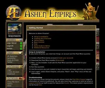 Ashenempires.com(Ashen Empires) Screenshot