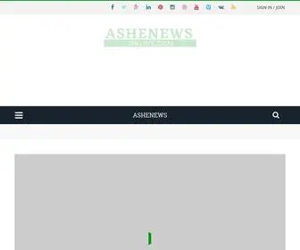 Ashenewsonline.com(AsheNews) Screenshot