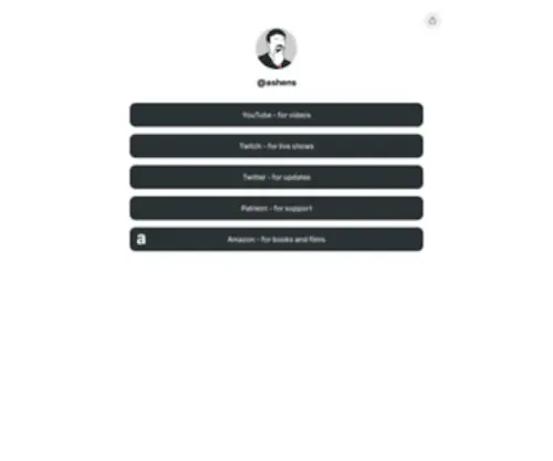 Ashens.com(Twitter, Twitch) Screenshot