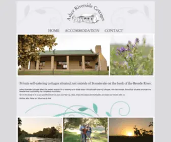 Asher.co.za(Asher Riverside Cottages) Screenshot