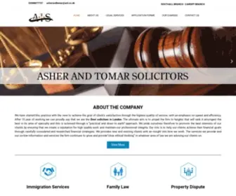 Asherandtomar.co.uk(Best Solicitors in London) Screenshot