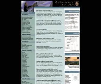 Asheronsguide.com(The Guide to Asheron's Call) Screenshot