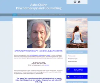 Asherquinnpsychotherapy.co.uk(Psychotherapy and Counselling in Putney) Screenshot