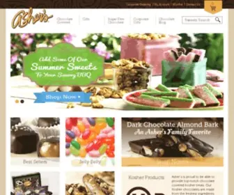 Ashers.com(Asher's Chocolate Co) Screenshot