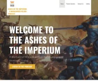 Ashesoftheimperium.com(A Warhammer 40) Screenshot