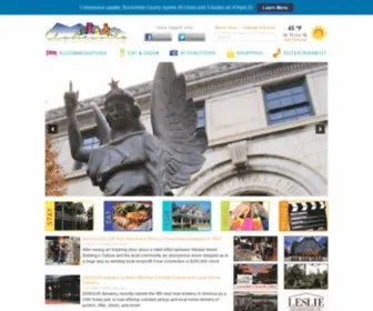 Asheville.com(Explore Hotels) Screenshot