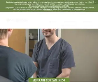 Ashevillederm.com(Dermatology of North Asheville) Screenshot