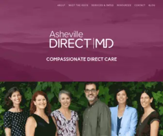 Ashevilledirectmd.com(Direct Primary Care) Screenshot