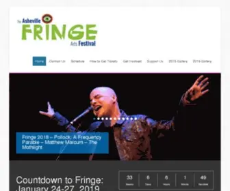 Ashevillefringe.org(Asheville Fringe Arts Festival) Screenshot