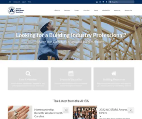 Ashevillehba.com(Membership Benefits & Support) Screenshot