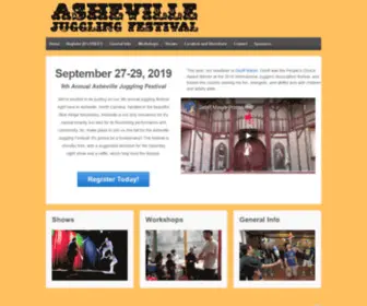 Ashevillejugglingfestival.com(Asheville Juggling Festival) Screenshot