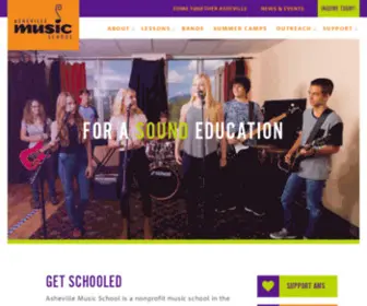 Ashevillemusicschool.org(Asheville Music School) Screenshot