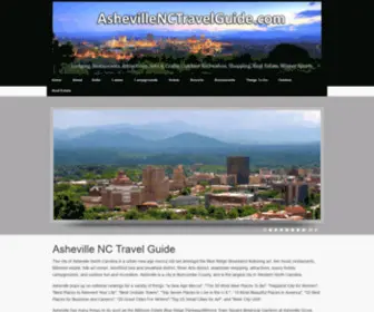 Ashevillenctravelguide.com(Asheville NC Travel and Visitor's Guide) Screenshot